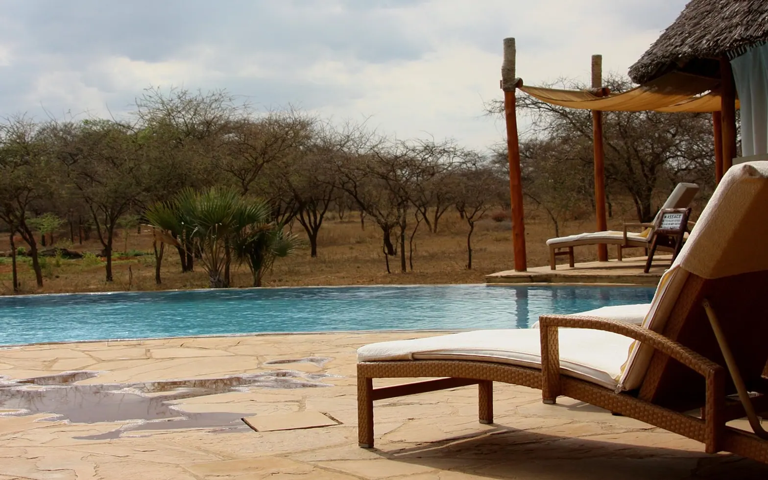 Spa, luxury and camp
