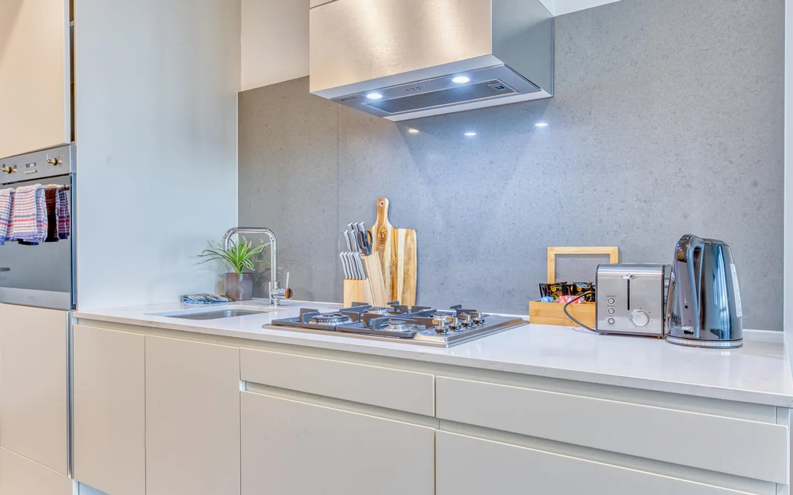 Kitchen, interior design and apartment