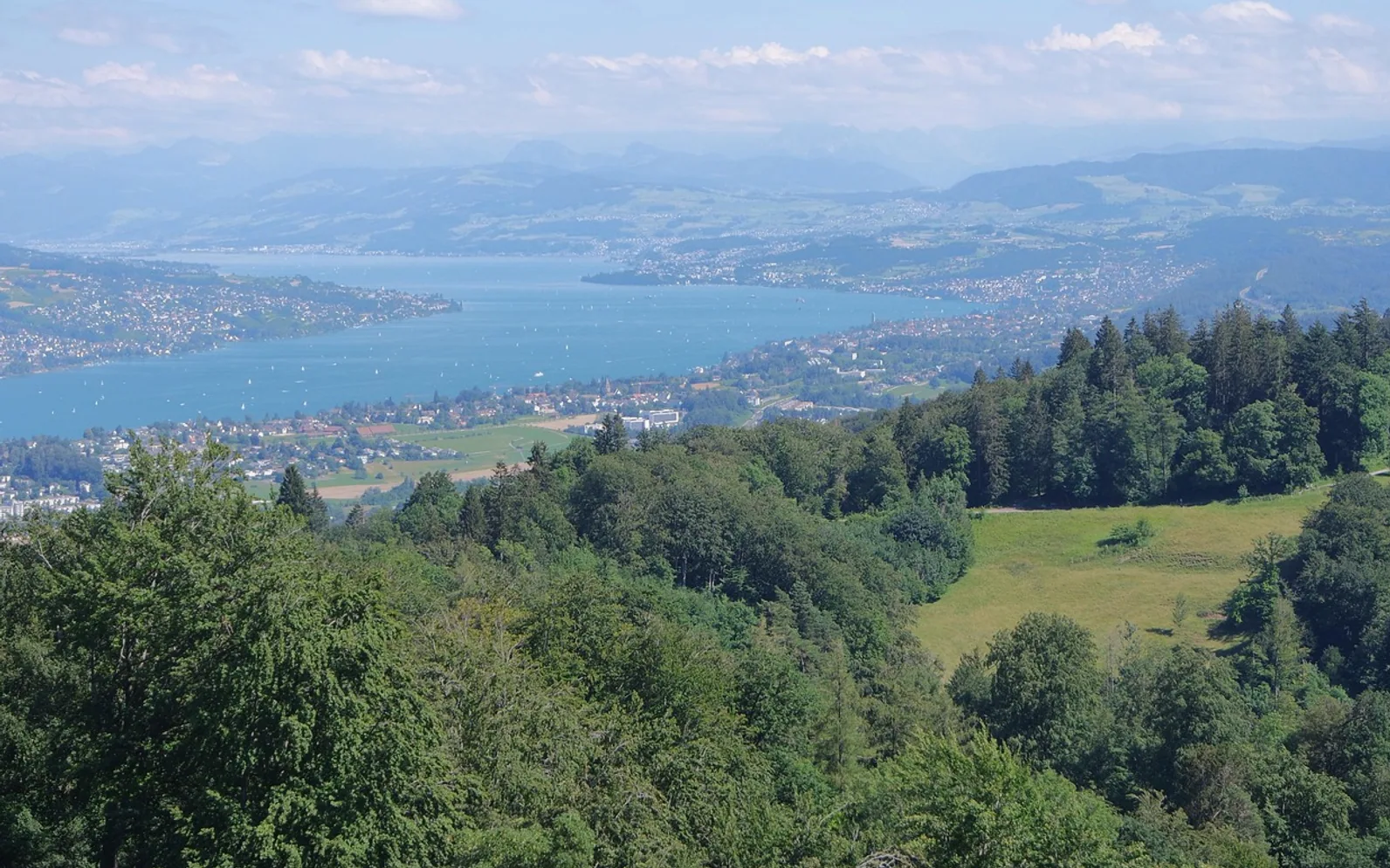 Zurich, uetliberg and uto-kulm